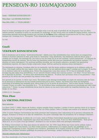 Numero 103, maj (2000)