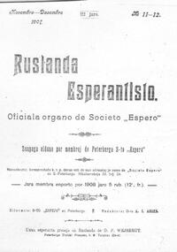 Numero 11-012, nov–dec (1907)