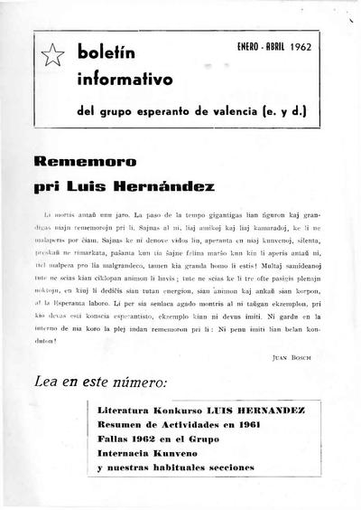 Numero 01-04, jan–feb–mar–apr (1962)
