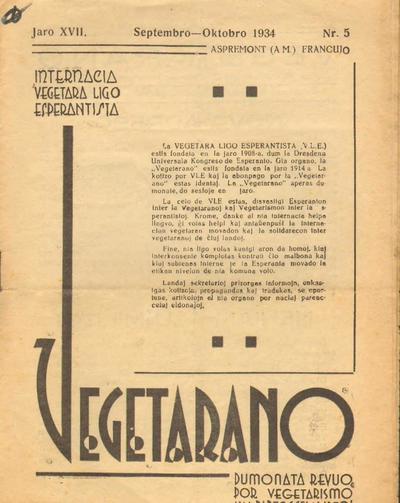 17a Jaro, Numero 5, sep–okt (1934)