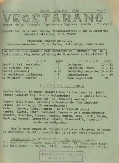 20a Jaro, Numero 2, jul–aug–sep–okt–nov–dec (1955)