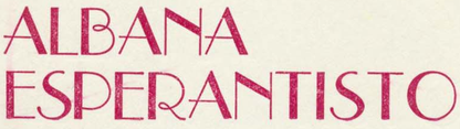 Albana Esperantisto