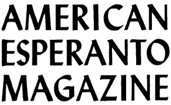 The American Esperanto Magazine