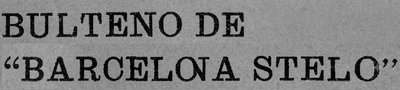 Bulteno de Barcelona Stelo