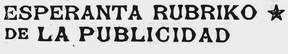 Esperanta Rubriko