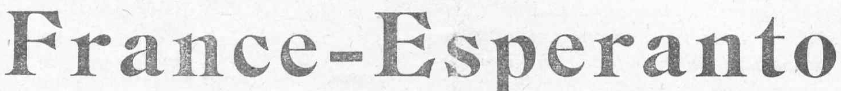 France Esperanto (1915)