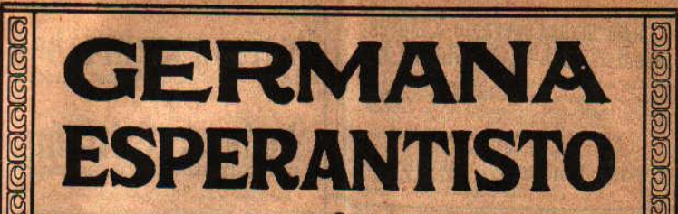 Germana Esperantisto