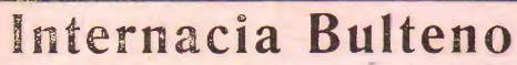 Internacia Bulteno