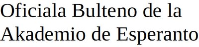 Oficiala Bulteno