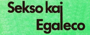 Sekso kaj Egaleco