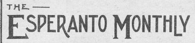 The Esperanto Monthly