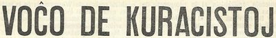 Voĉo de Kuracistoj